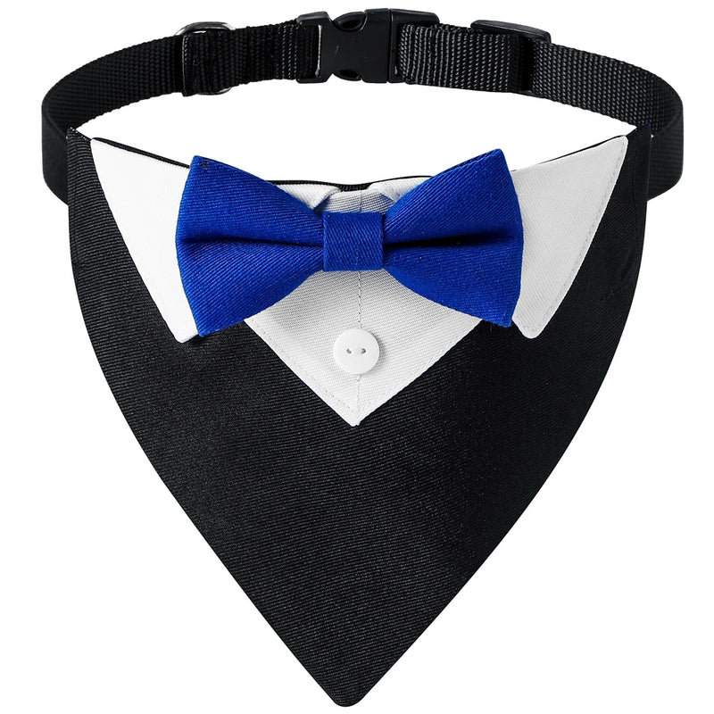 gravata borboleta coleira de cachorro tipo smoking bandana ajustável formal filhote de cachorro triângulo pescoço wear para casamento aniversário vestir-se festa cosplay