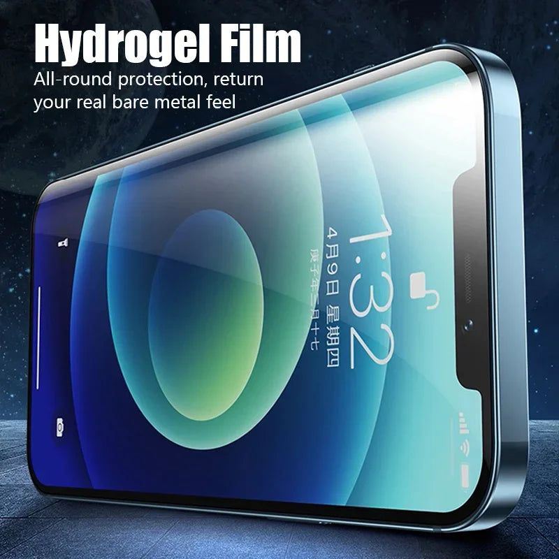 filme de hidrogel macio para iPhone 15 13 12 14 11 Pro Max protetor de tela de silicone TPU para iPhone 11 14 15 XS XR X 7 8 15 Plus